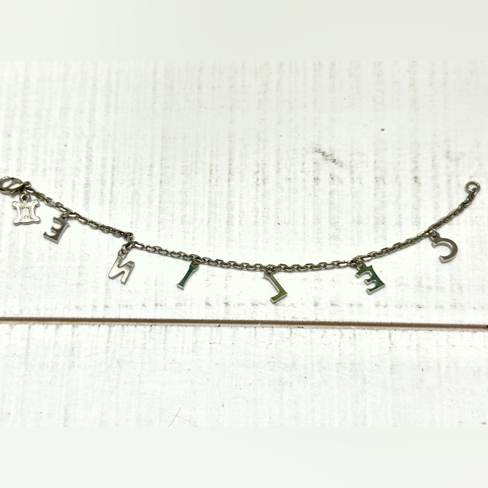 Celine Charm Bracelet- Silver & Pink - Picture 5 of 5
